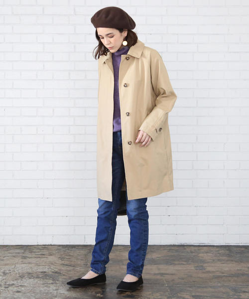 coen（コーエン）の「ウールベレー（ハンチング/ベレー帽・レディース・ダークグリーン/ネイビー/パープル/ブラック/ダークブラウン/グレー・FREE）」の8枚目の写真