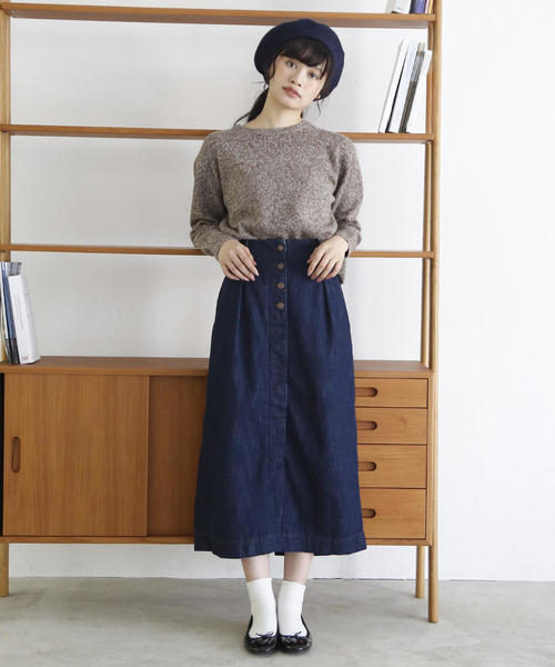 coen（コーエン）の「ウールベレー（ハンチング/ベレー帽・レディース・ダークグリーン/ネイビー/パープル/ブラック/ダークブラウン/グレー・FREE）」の20枚目の写真