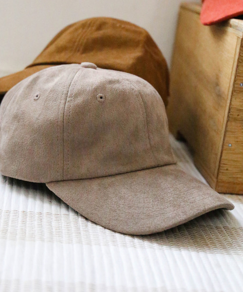 WEGO(ウィゴー)の「WEGO/フェイクスエードローキャップ(キャップ・レディース・ブラック/グレー/オレンジ/キャメル/ライトピンク・FREE)」の3枚目の写真