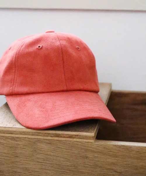 WEGO(ウィゴー)の「WEGO/フェイクスエードローキャップ(キャップ・レディース・ブラック/グレー/オレンジ/キャメル/ライトピンク・FREE)」の1枚目の写真