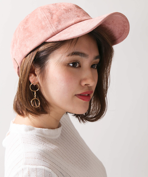 WEGO(ウィゴー)の「WEGO/フェイクスエードローキャップ(キャップ・レディース・ブラック/グレー/オレンジ/キャメル/ライトピンク・FREE)」の22枚目の写真