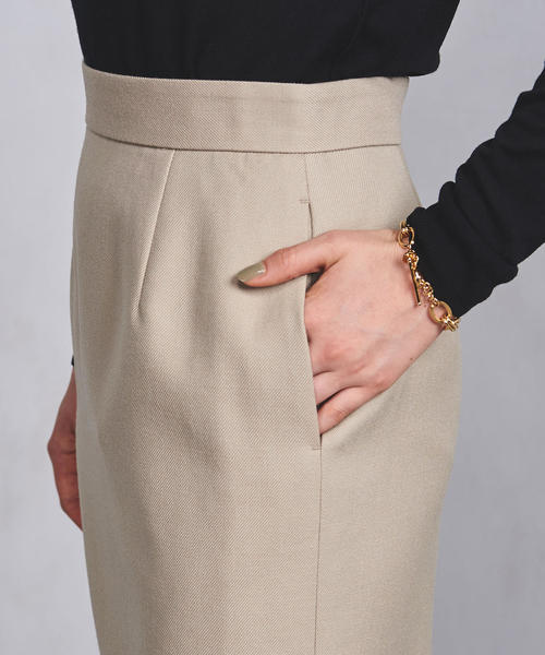 UNITED ARROWS（ユナイテッドアローズ）の「UWSC タイト マキシスカート ◆（スカート・レディース・ネイビー/ナチュラル・40/36/38）」の15枚目の写真