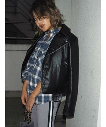 GYDA | ユーズドチェックSH(シャツ/ブラウス)