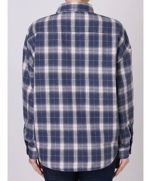 GYDA（ジェイダ）の「ユーズドチェックSH（シャツ/ブラウス・レディース・ネイビー/レッド/オフホワイト・FREE）」の12枚目の写真