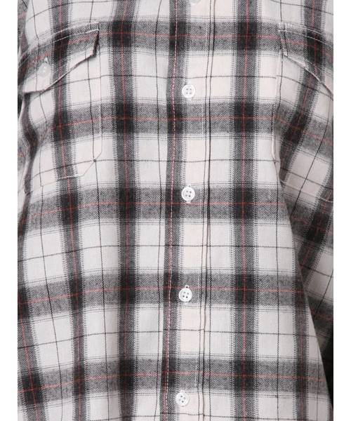 GYDA（ジェイダ）の「ユーズドチェックSH（シャツ/ブラウス・レディース・ネイビー/レッド/オフホワイト・FREE）」の18枚目の写真