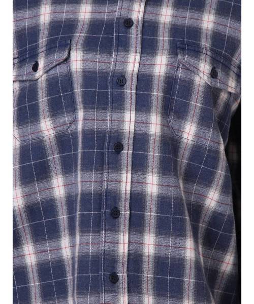 GYDA（ジェイダ）の「ユーズドチェックSH（シャツ/ブラウス・レディース・ネイビー/レッド/オフホワイト・FREE）」の10枚目の写真