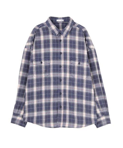 GYDA（ジェイダ）の「ユーズドチェックSH（シャツ/ブラウス・レディース・ネイビー/レッド/オフホワイト・FREE）」の17枚目の写真