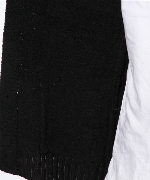 AZUL by moussy(アズールバイマウジー)の「3Gモールニットスタンド衿カーディ(カーディガン/ボレロ・メンズ・ブラック/カーキ系・MEDIUM/X-LARGE/SMALL/LARGE)」の11枚目の写真