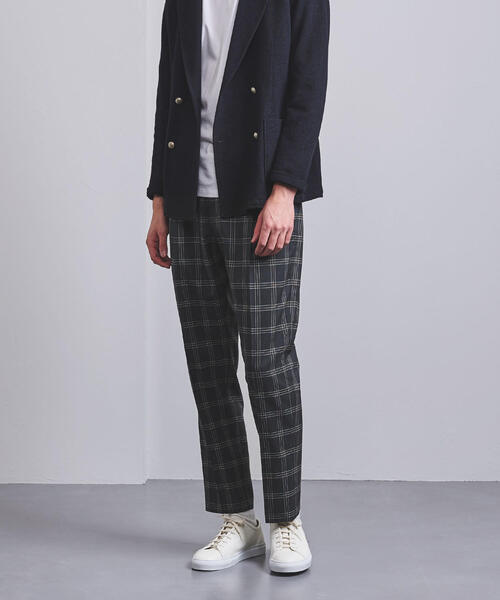 UNITED ARROWS(ユナイテッドアローズ)の「UAST T/W TIL ワンプリーツ テーパード トラウザーズ†(その他パンツ・メンズ・グレー/ブラウン・L/XL/S/M)」の2枚目の写真