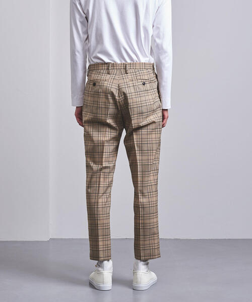 UNITED ARROWS(ユナイテッドアローズ)の「UAST T/W TIL ワンプリーツ テーパード トラウザーズ†(その他パンツ・メンズ・グレー/ブラウン・L/XL/S/M)」の3枚目の写真