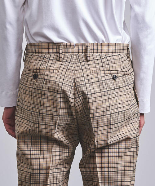 UNITED ARROWS(ユナイテッドアローズ)の「UAST T/W TIL ワンプリーツ テーパード トラウザーズ†(その他パンツ・メンズ・グレー/ブラウン・L/XL/S/M)」の9枚目の写真