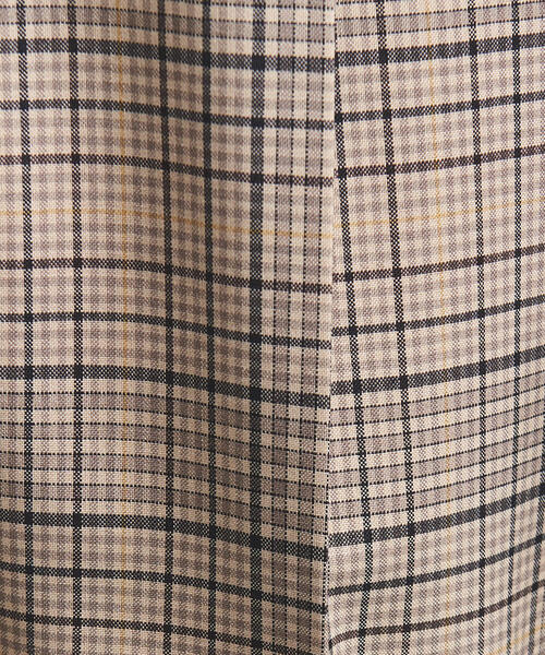 UNITED ARROWS(ユナイテッドアローズ)の「UAST T/W TIL ワンプリーツ テーパード トラウザーズ†(その他パンツ・メンズ・グレー/ブラウン・L/XL/S/M)」の11枚目の写真