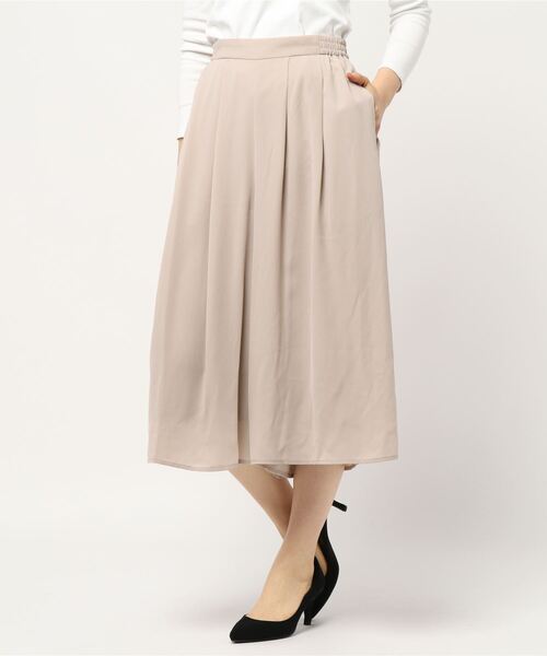 ROPE' PICNIC（ロペピクニック）の「シフォンジョーゼットスカーチョ（その他パンツ・レディース・ベージュ系その他/ライトグリーン/グレー/ネイビー/モスグリーン/ブルー系その他・38/40）」の3枚目の写真