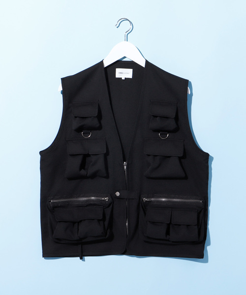 EMMA CLOTHES(エマクローズ)の「TRミリタリートラベルベスト(ベスト・メンズ・ブラック/ベージュ・M/L)」の13枚目の写真