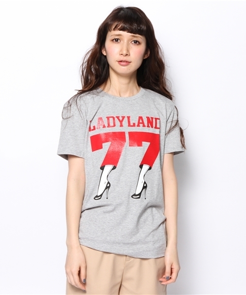 Another Edition（アナザーエディション）の「AE×NuGgETS Number T GRY（Tシャツ/カットソー・レディース・グレー・フリー）」の3枚目の写真