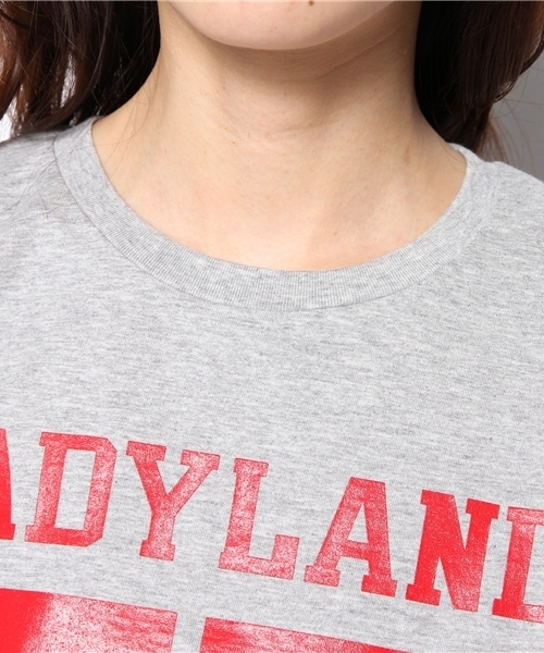 Another Edition（アナザーエディション）の「AE×NuGgETS Number T GRY（Tシャツ/カットソー・レディース・グレー・フリー）」の6枚目の写真