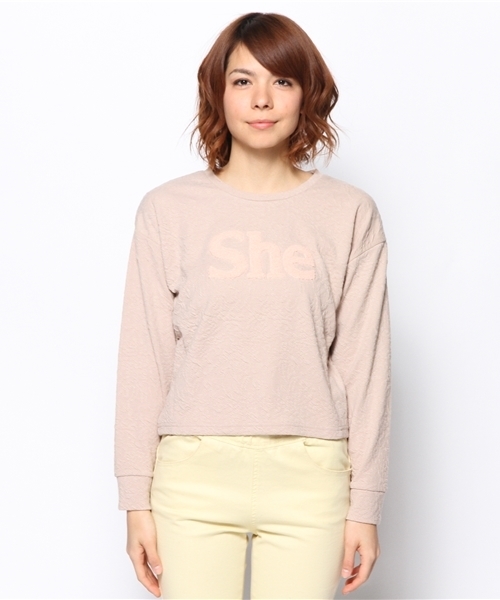 Kastane（カスタネ）の「サガラ刺繍PO（Tシャツ/カットソー・レディース・ライトグレー/ボルドー/オフホワイト・FREE）」の10枚目の写真