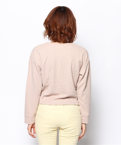 Kastane（カスタネ）の「サガラ刺繍PO（Tシャツ/カットソー・レディース・ライトグレー/ボルドー/オフホワイト・FREE）」の8枚目の写真