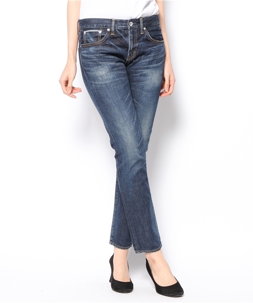 green label relaxing（グリーンレーベルリラクシング）の「STDW GLR デニムパンツ ◆（デニムパンツ・レディース・ライトブルー/ネイビー・38/36/40）」の3枚目の写真