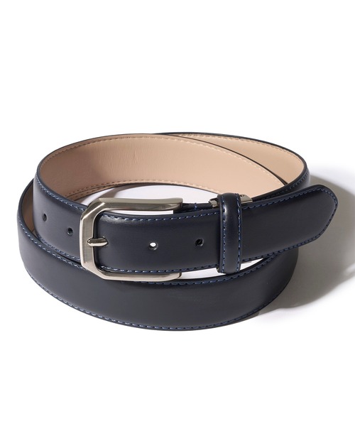 ADPOSION(アドポーション)の「牛革 カラーレザーベルト(ベルト・メンズ・ホワイト/ライトブルー/ブラック/ライトグリーン/ネイビー/ブラウン/レッド/イエロー/オレンジ/ダークグリーン/ワインレッド/キャメル・FREE)」の7枚目の写真