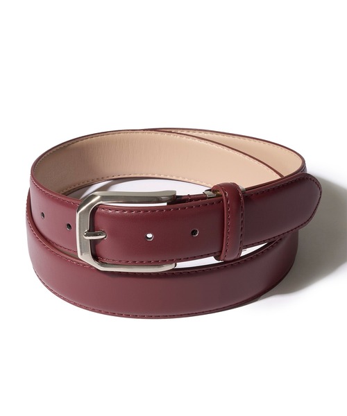 ADPOSION(アドポーション)の「牛革 カラーレザーベルト(ベルト・メンズ・ホワイト/ライトブルー/ブラック/ライトグリーン/ネイビー/ブラウン/レッド/イエロー/オレンジ/ダークグリーン/ワインレッド/キャメル・FREE)」の11枚目の写真