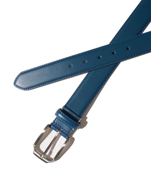 ADPOSION(アドポーション)の「牛革 カラーレザーベルト(ベルト・メンズ・ホワイト/ライトブルー/ブラック/ライトグリーン/ネイビー/ブラウン/レッド/イエロー/オレンジ/ダークグリーン/ワインレッド/キャメル・FREE)」の17枚目の写真