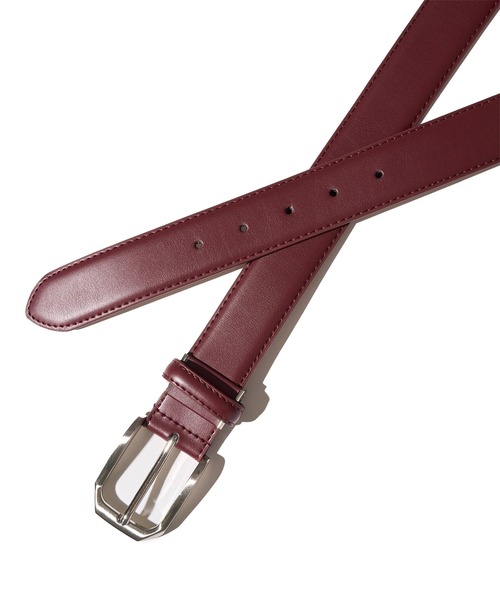 ADPOSION(アドポーション)の「牛革 カラーレザーベルト(ベルト・メンズ・ホワイト/ライトブルー/ブラック/ライトグリーン/ネイビー/ブラウン/レッド/イエロー/オレンジ/ダークグリーン/ワインレッド/キャメル・FREE)」の14枚目の写真