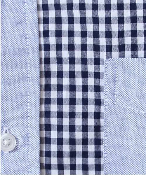 coen（コーエン）の「クレイジーオックスフォードシャツ（シャツ/ブラウス・メンズ・ストライプ/チェック・X-SMALL/MEDIUM/SMALL/X-LARGE/LARGE）」の5枚目の写真