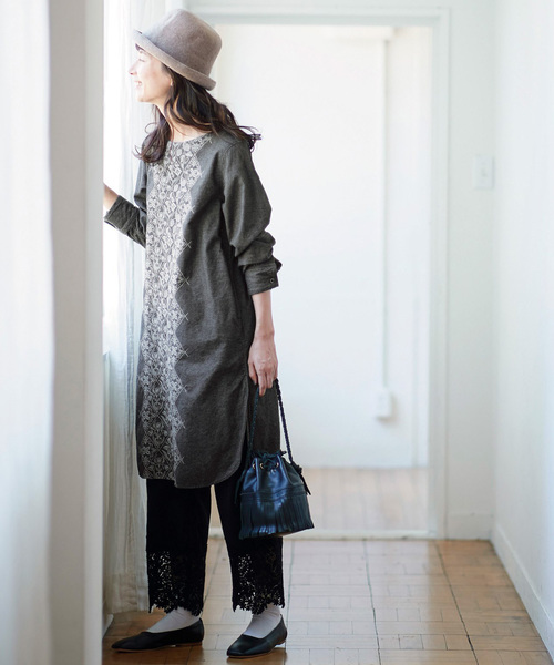 Sunny clouds（サニークラウズ）の「サニークラウズ　黒いレースパンツ〈レディース〉（その他パンツ・レディース・ブラック・NM/MEDIUM/LARGE/X-LARGE/XX-LARGE）」の3枚目の写真