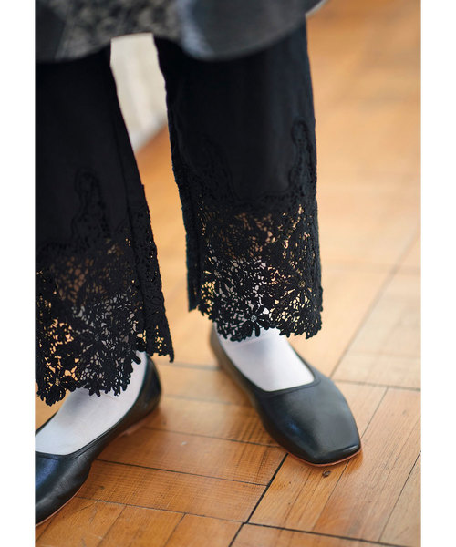 Sunny clouds（サニークラウズ）の「サニークラウズ　黒いレースパンツ〈レディース〉（その他パンツ・レディース・ブラック・NM/MEDIUM/LARGE/X-LARGE/XX-LARGE）」の6枚目の写真