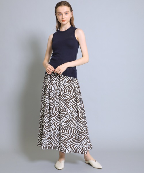 ラッピンノット WRAPINKNOT × COZ manufactured 23AW カシミヤノースリーブニット セーター 0 アイボリー /DO ■OS レディース WRAPINKNOT(ラッピンノット)】カシミヤノースリーブトップス
