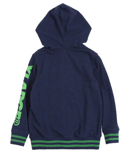 XLARGE KIDS（エクストララージキッズ）の「LEOPARD FULL ZIP HOODIE SEWAT（パーカー・キッズ・ブラック/ネイビー・5T/6T/7T/4T/8T）」の4枚目の写真