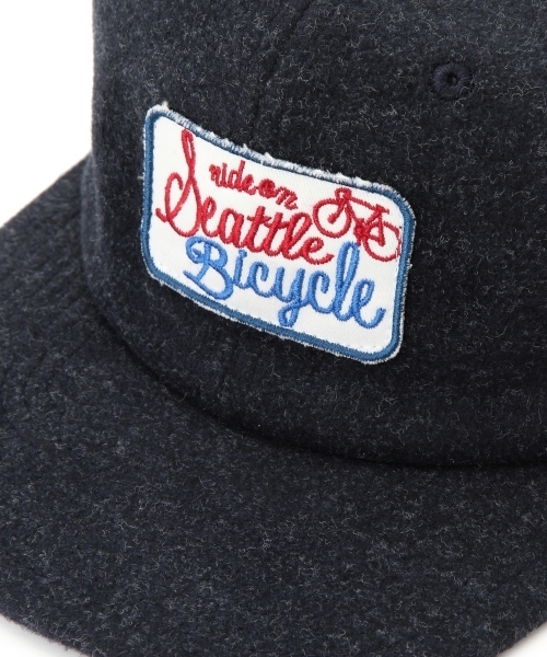 BEAMS（ビームス）の「BEAMS / フランネル ワッペン キャップ（キャップ・メンズ・グレー/ブラック/グリーン/ネイビー・ONE SIZE）」の17枚目の写真