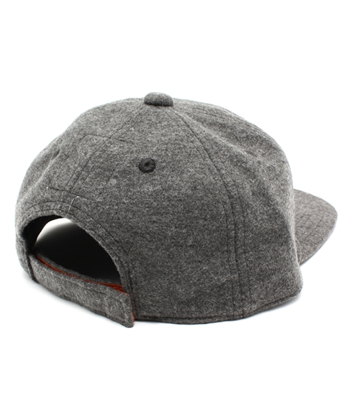 BEAMS（ビームス）の「BEAMS / フランネル ワッペン キャップ（キャップ・メンズ・グレー/ブラック/グリーン/ネイビー・ONE SIZE）」の6枚目の写真