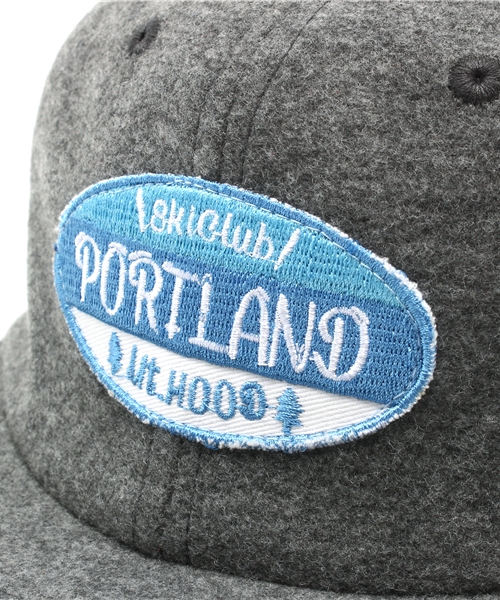 BEAMS（ビームス）の「BEAMS / フランネル ワッペン キャップ（キャップ・メンズ・グレー/ブラック/グリーン/ネイビー・ONE SIZE）」の10枚目の写真