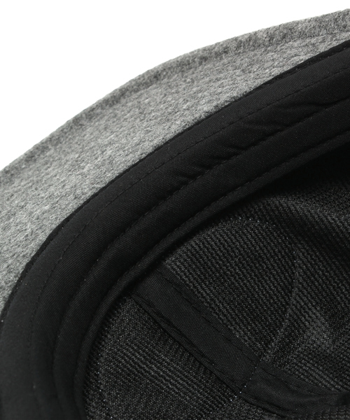 BEAMS（ビームス）の「BEAMS / フランネル ワッペン キャップ（キャップ・メンズ・グレー/ブラック/グリーン/ネイビー・ONE SIZE）」の14枚目の写真