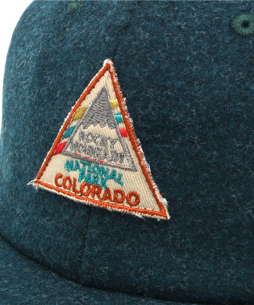 BEAMS（ビームス）の「BEAMS / フランネル ワッペン キャップ（キャップ・メンズ・グレー/ブラック/グリーン/ネイビー・ONE SIZE）」の8枚目の写真