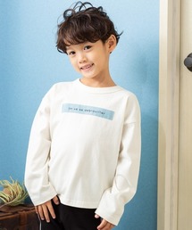 MAKE YOUR DAY | 【リンクコーデ】ロゴプリントビッグシルエットTシャツ■80～140cm(Tシャツ/カットソー)