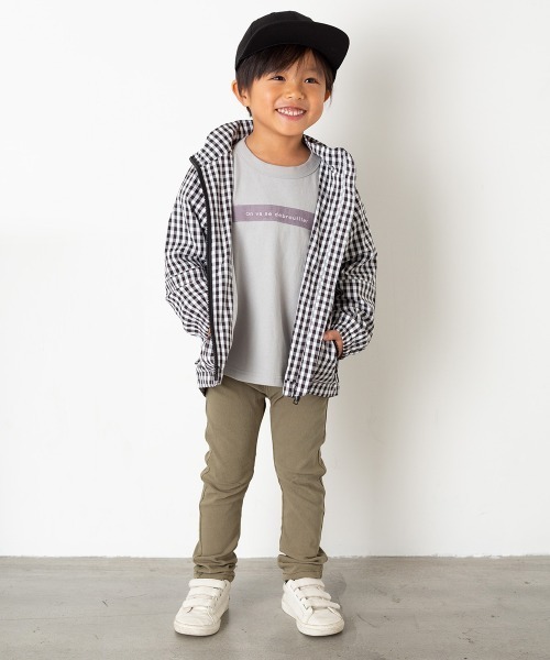 MAKE YOUR DAY（メイクユアデイ）の「【リンクコーデ】ロゴプリントビッグシルエットTシャツ■80～140cm（Tシャツ/カットソー・キッズ・ライトグレー/ピンク/ブルー・100/110/120/80/130/140/90）」の4枚目の写真