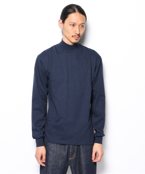 BEAMS（ビームス）の「◎CAMBER / MOCK TURTLE（Tシャツ/カットソー・メンズ・ホワイト/ブラック/ネイビー・SMALL/MEDIUM）」の3枚目の写真