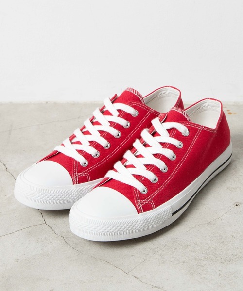 WEGO(ウィゴー)の「WEGO/キャンバスローカットスニーカー(スニーカー・メンズ・ホワイト/グリーン系その他/ライトパープル/キナリ/ブラック系その他/レッド/ブラック/ダークベージュ・MEDIUM/SMALL/LARGE)」の12枚目の写真