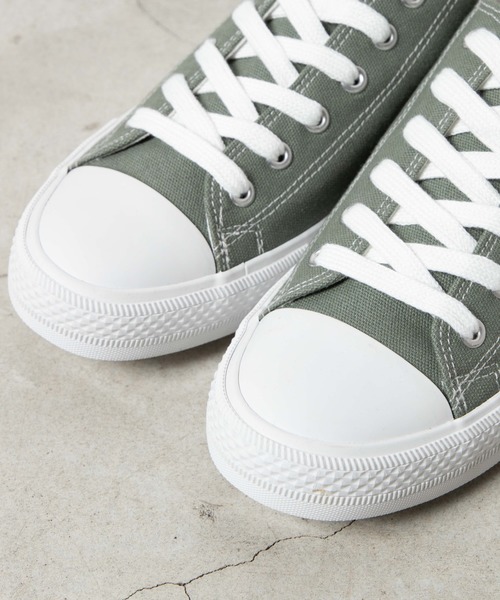 WEGO(ウィゴー)の「WEGO/キャンバスローカットスニーカー(スニーカー・メンズ・ホワイト/グリーン系その他/ライトパープル/キナリ/ブラック系その他/レッド/ブラック/ダークベージュ・MEDIUM/SMALL/LARGE)」の20枚目の写真