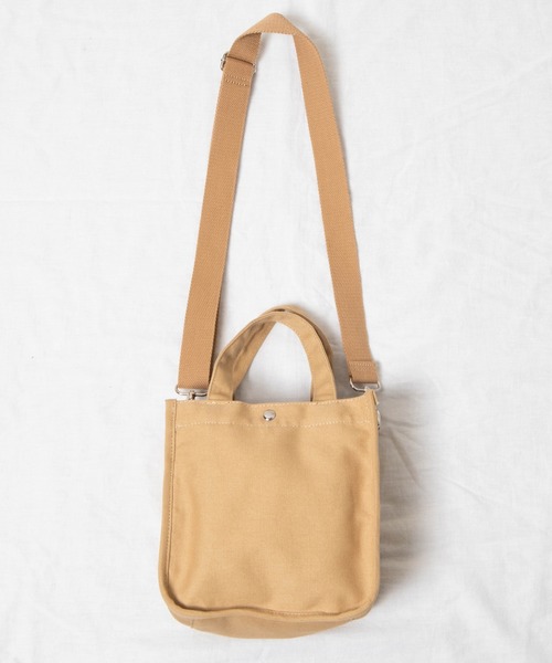 WEGO(ウィゴー)の「WEGO/ベア刺繍2WAYパイピングミニトートバッグ(トートバッグ・メンズ・ベージュ/ブラック/ナチュラル・FREE)」の20枚目の写真