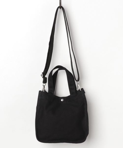 WEGO(ウィゴー)の「WEGO/ベア刺繍2WAYパイピングミニトートバッグ(トートバッグ・メンズ・ベージュ/ブラック/ナチュラル・FREE)」の12枚目の写真