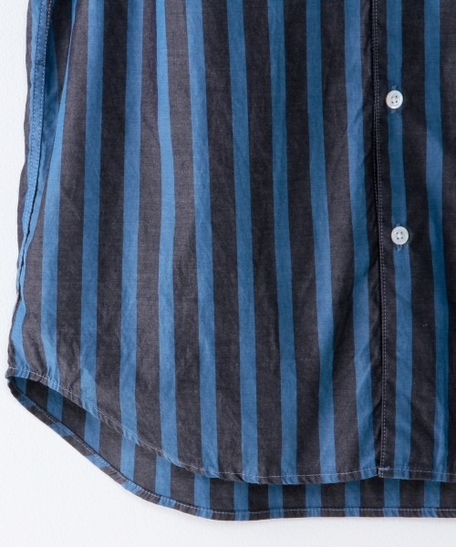 BEAUTY&YOUTH UNITED ARROWS（ビューティーアンドユースユナイテッドアローズ）の「＜steven alan＞ 100/2 BOLD/ST S/N BD/ｼｬﾂ（シャツ/ブラウス・メンズ・ネイビー・X-LARGE/MEDIUM/LARGE/SMALL）」の2枚目の写真