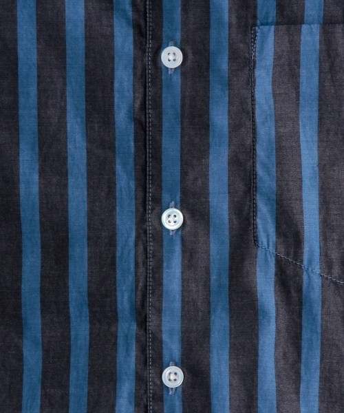 BEAUTY&YOUTH UNITED ARROWS（ビューティーアンドユースユナイテッドアローズ）の「＜steven alan＞ 100/2 BOLD/ST S/N BD/ｼｬﾂ（シャツ/ブラウス・メンズ・ネイビー・X-LARGE/MEDIUM/LARGE/SMALL）」の3枚目の写真