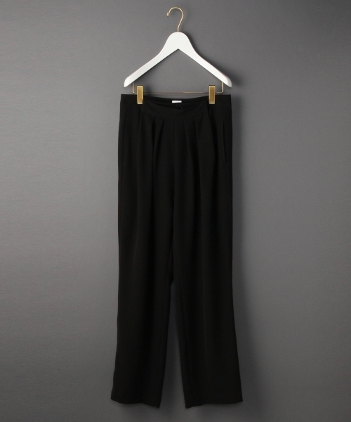 BEAUTY&YOUTH UNITED ARROWS(ビューティーアンドユースユナイテッドアローズ)の「<6(ROKU)> GEORGETTE TUCK PANTS/パンツ◆(スラックス・レディース・オフホワイト/ブラック/オレンジ系その他・36/38)」の3枚目の写真