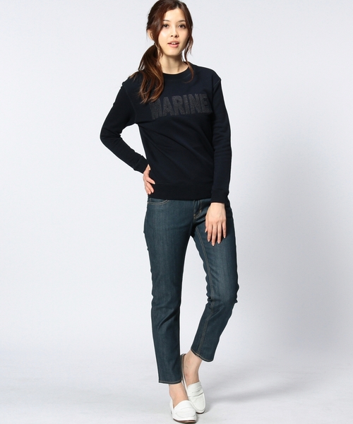 UNITED ARROWS（ユナイテッドアローズ）の「◇UAW C/PU デニム スリムパンツ ◆（その他パンツ・レディース・ネイビー/その他1・36/38/34/40）」の13枚目の写真