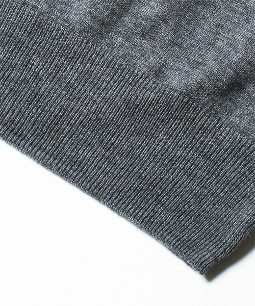 NANO universe（ナノユニバース）の「バイカラータートルニット（ニット/セーター・メンズ・グレー/ブラウン/ネイビー・50/48/46/44）」の5枚目の写真