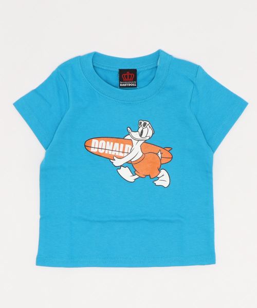Babydoll ベビードール の 親子お揃い ディズニー Surf キャラクター Tシャツ 4379k Tシャツ カットソー Wear